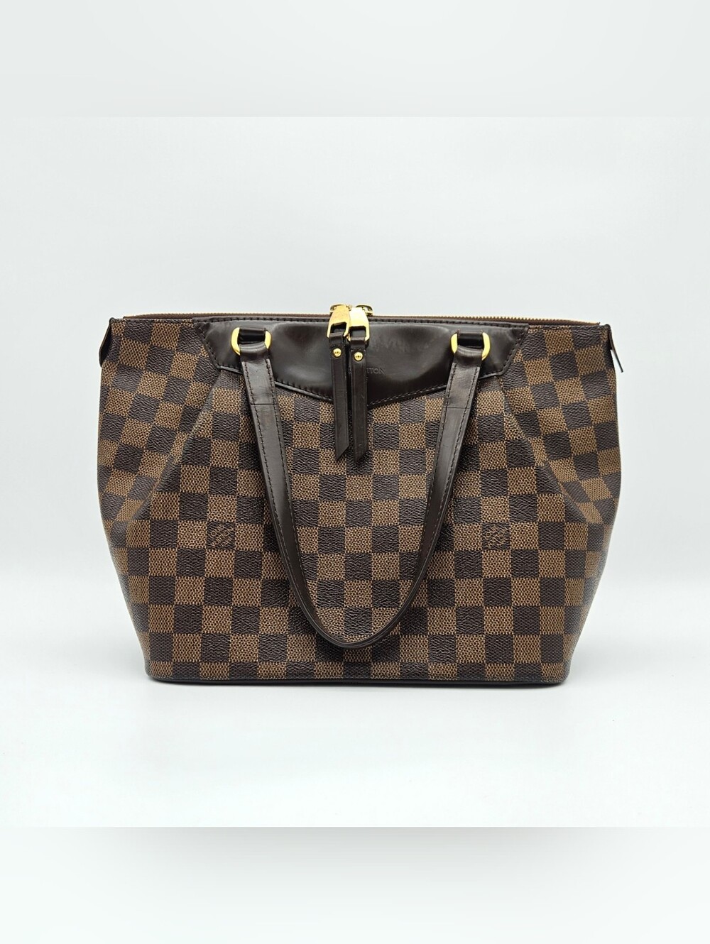 Authentic Louis Vuitton Damier Ebene Westminster PM #4364M